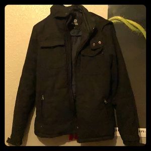 Small black hoodie with pockets